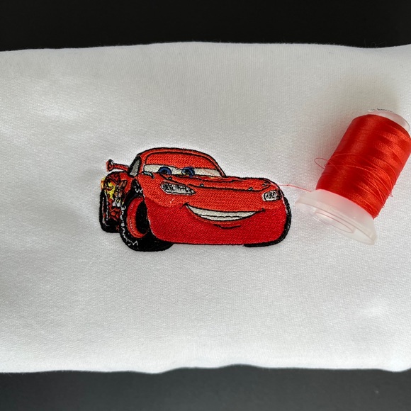 EMBROIDER LIGHTNING MCQUEEN - SWEATSHIRT - Picture 4 of 5